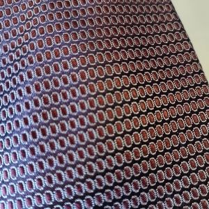 GIORGIO Armani silk black brown tie